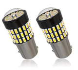 1156 (BA15S/7506/P21W) 78-SMD 3014 LED Bulbs with Projector, Xenon White