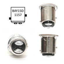 Load image into Gallery viewer, 1157 (BAY15D/2037) 78-SMD 3014 LED Bulbs with Projector, Xenon White - Autolizer