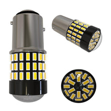 Load image into Gallery viewer, 1157 (BAY15D/2037) 78-SMD 3014 LED Bulbs with Projector, Xenon White - Autolizer