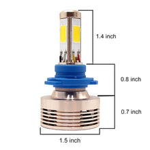 Load image into Gallery viewer, 4S LED Headlight 4-Sided Conversion Kit - COB LED Chips - Autolizer