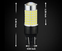 Load image into Gallery viewer, 7443 (7440/7441/T20) 144-SMD 3014 LED Bulbs with Projector, Xenon White - Autolizer