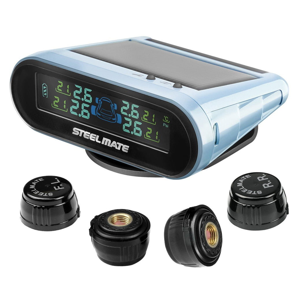 STEELMATE Mini One-s Blue Multi-Function Tire Pressure Monitoring System Auto Backlight Sleep Awake - Autolizer