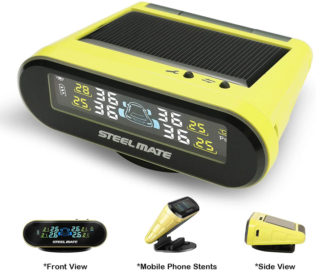 STEELMATE Mini One-s Yellow Multi-Function Tire Pressure Monitoring System Auto Backlight Sleep Awake - Autolizer