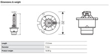 Load image into Gallery viewer, Osram D2S Cool Blue Intense Xenarc HID Xenon Headlight Replacement Bulbs - 66240CBI - 1 PCS - Autolizer