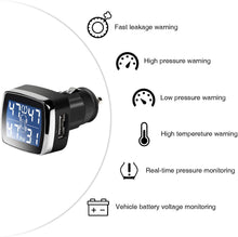 Load image into Gallery viewer, STEEL MATE Universal Wireless Tire Pressure Monitoring System, 4 Advanced External Tmps Sensors, Real-time Alarm Function - Autolizer